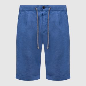 Blue linen shorts Cashmere&Whiskey
