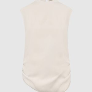 Asymmetric cut top Gauchere