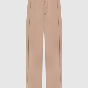 Brown wool flared pants Gauchere