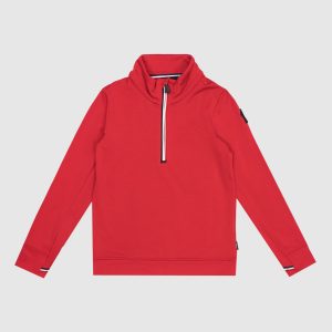 Children's red sports jacket with logo Moncler Grenoble ENFANT