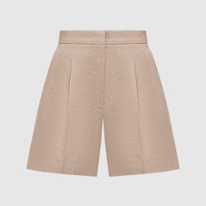 FAVILLA beige linen shorts Max Mara