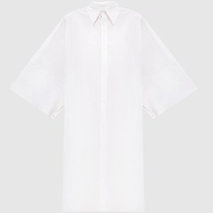White shirt dress with a reaper effect Y`S Yamamoto