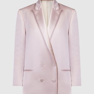 Pink double-breasted jacket Philosophy di Lorenzo Serafini