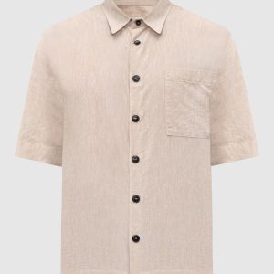 Beige linen shirt Cashmere&Whiskey