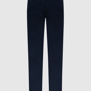 Blue pants with logo embroidery Incotex