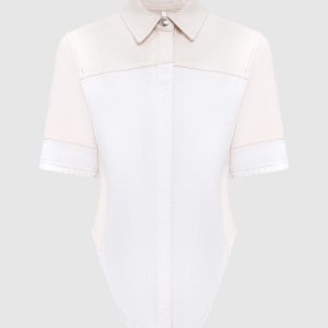 Beige denim shirt QUARTO Max Mara Sportmax