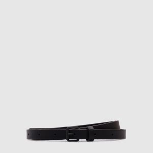 Black leather belt VENICE Sofie D`Hoore