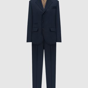 Blue suit made of wool Brunello Cucinelli