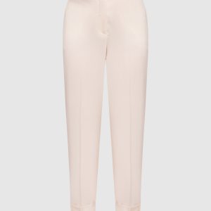 Beige wool pants with lapels Peserico