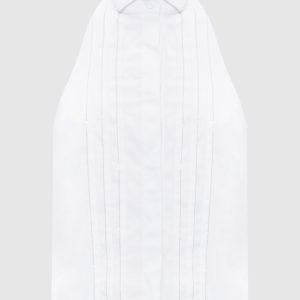 White open back monil chain top Peserico