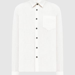 White linen shirt Cashmere&Whiskey