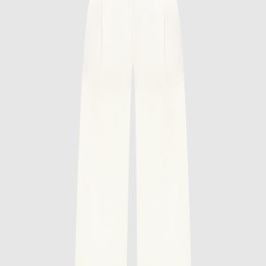 IDAI beige trousers with linen Lou Lou Studio