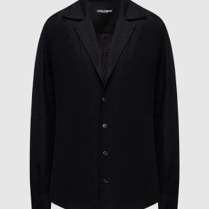 Black linen shirt Dolce&Gabbana