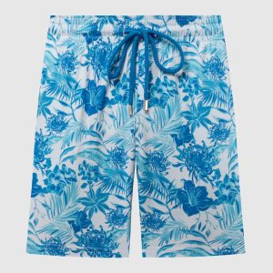 White Moorise Printed Swim Shorts Vilebrequin