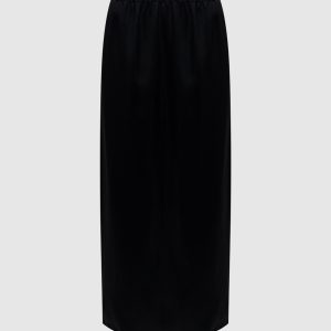 Black midi skirt WARDROBE.NYC