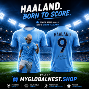 Haaland Commemorative 2026 Men Football Jersey Athletic Soccer Shirt for Fans Outdoor Practice Running and Sports Activities