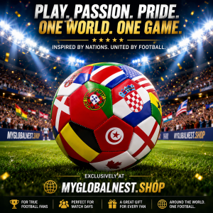 Flag Printed Soccer Ball Official Size 5 Soccer Match Ball Outdoor Match Game Football Pvc 2.7Thickened Team Training Footy Ball
