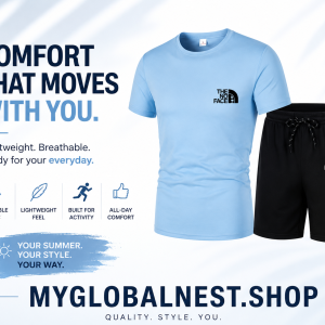 Summer Fashion Casual Brand Men's Sportswear Breathable Quick-drying Shirt, Shorts, Two-piece Set Of New Tennis Training Clothes