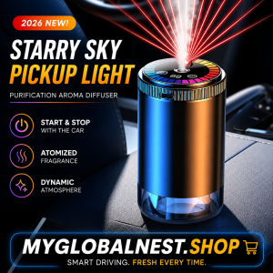 Smart Car Aroma Diffuser Rechargeable Air Freshener Auto On Off 5 Modes Starry Sky Ambient Light USB Car Purifier Humidifier