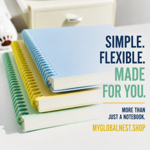 A4/A5/B5 Removable Spiral Notebook 60 Sheets Underline/Blank Loose Leaf Journal Macaron Binder for Students