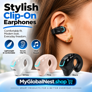 Earphone Clip Wireless Bluetooth Headphone Bone Conduction Headset High Quality TWS Auriculares Sport Noise Canceling With Mic